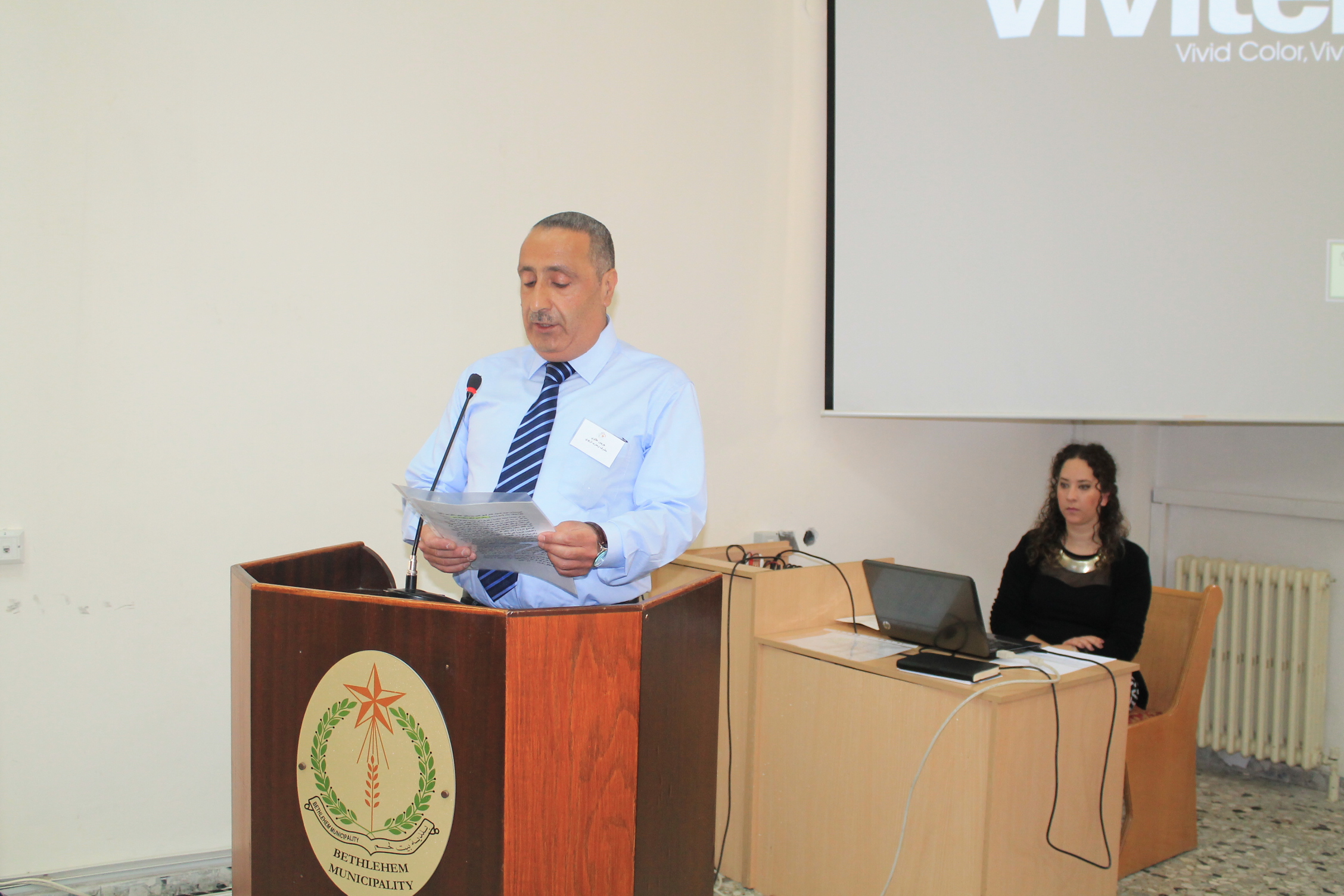 بلدية بيت لحم تستضيف حفل إطلاق أفلام متحركة شارك بها أطفال حضانة العائلة المقدسة/ الكريش