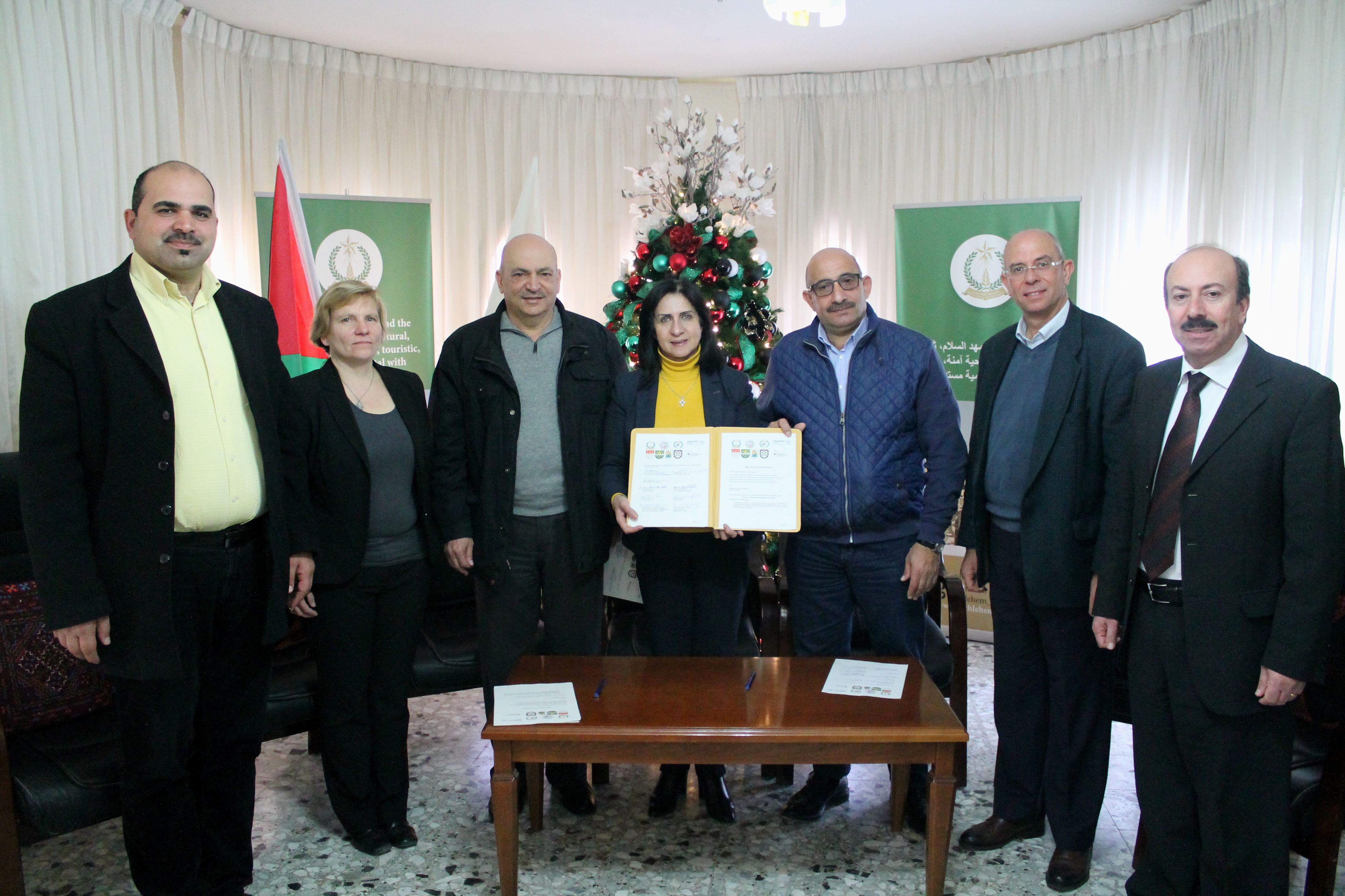 بلدية بيت لحم، وبيت جالا، وبيت ساحور توقعان مذكرة تفاهم مع بلديات ألمانية تربطهما علاقة توأمة سابقة 