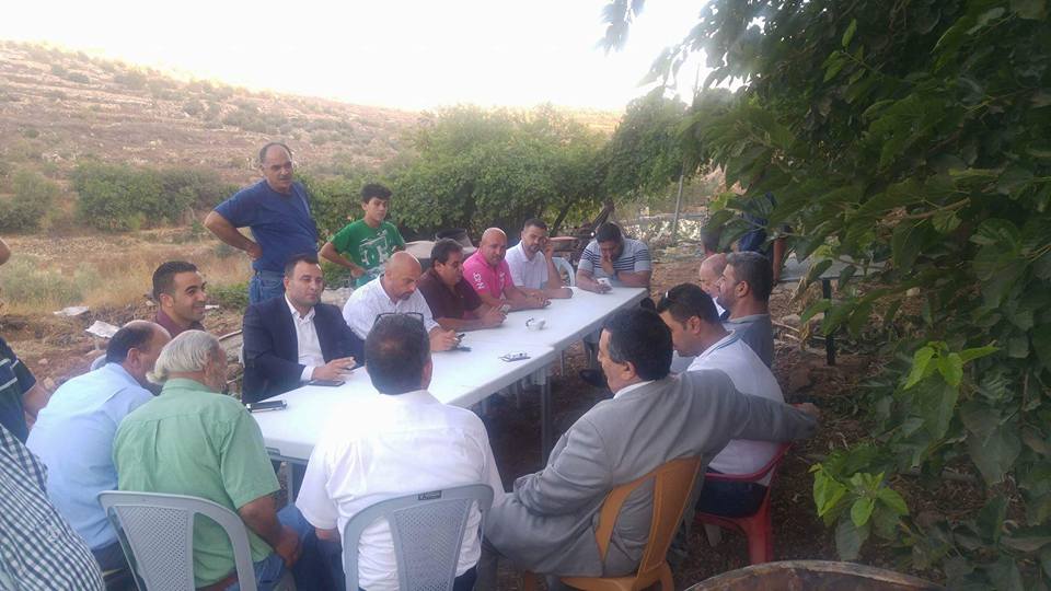 وفد من محافظة بيت لحم وبلدية بيت لحم يزور مجلس قروي وادي فوكين