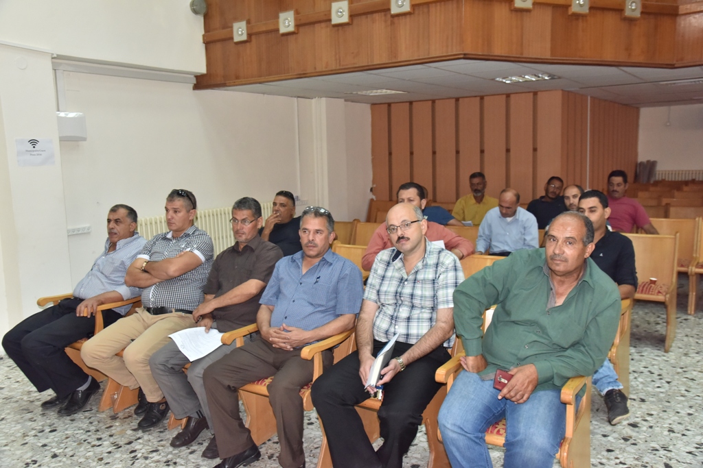  اجتماع أعضاء لجنة التخطيط الإستراتيجي مع دائرتي الصحة والهندسة 