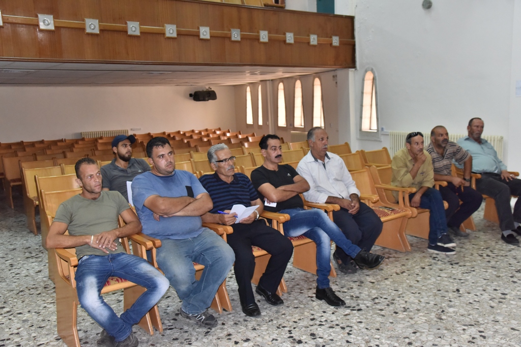  اجتماع أعضاء لجنة التخطيط الإستراتيجي مع دائرتي الصحة والهندسة 