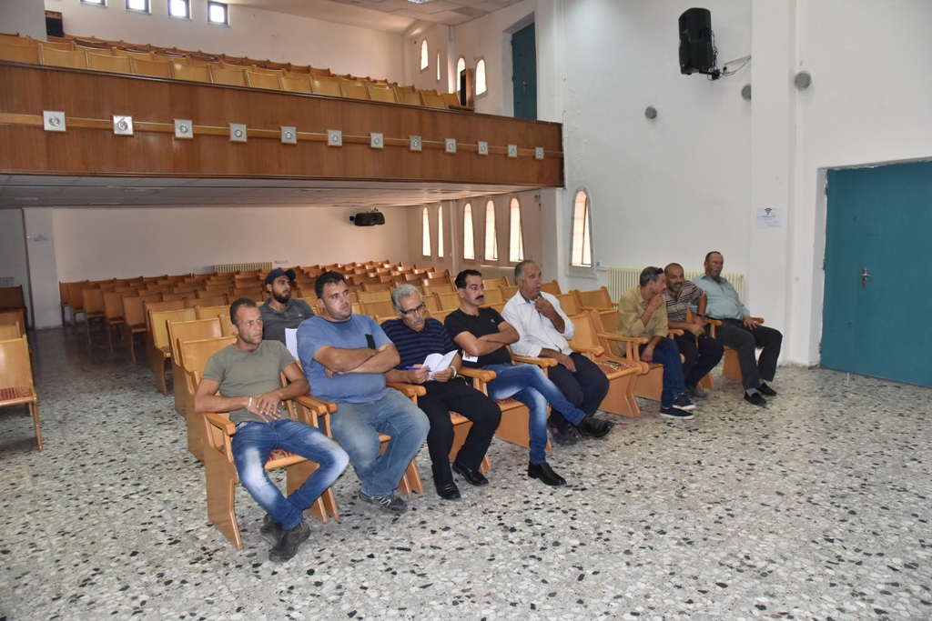  اجتماع أعضاء لجنة التخطيط الإستراتيجي مع دائرتي الصحة والهندسة 