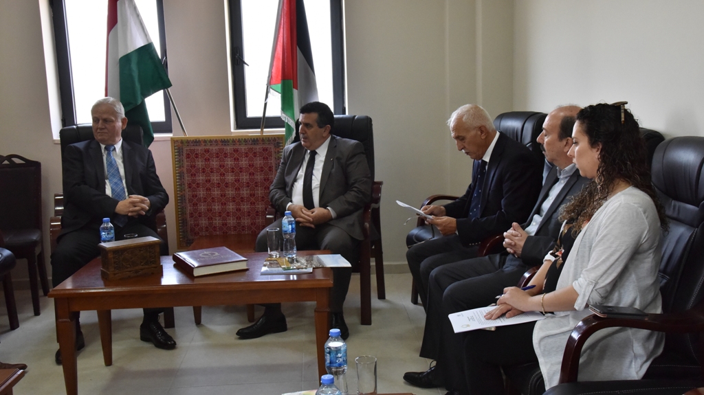 رئيس بلدية بيت لحم يلتقي برئيس بلدية بودابست قبيل توقيع إتفاقية التوأمة