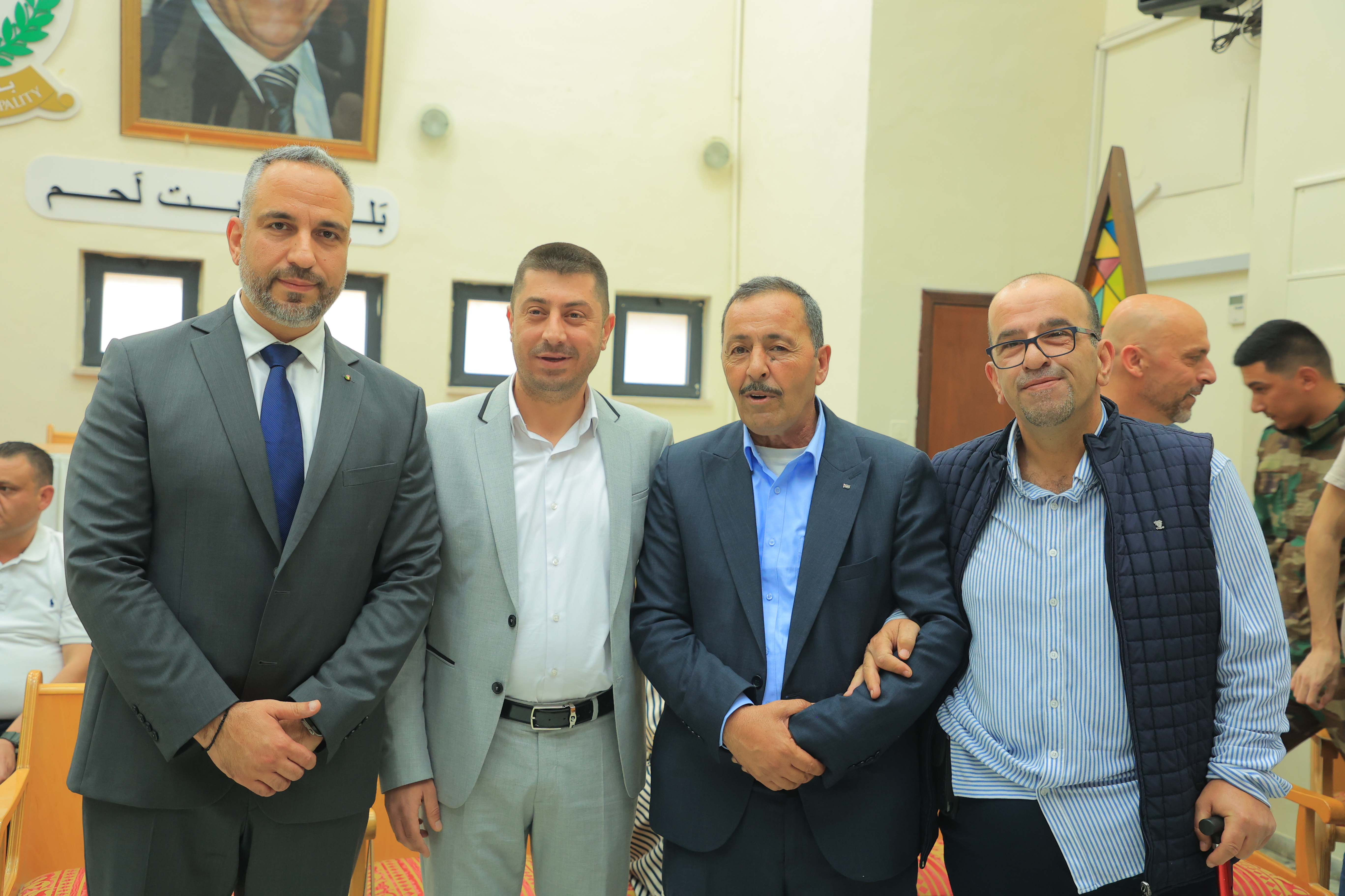 قنواتي وثلجية يتسلمان التهاني ويؤكدان الانفتاح والشراكة لخدمة بيت لحم