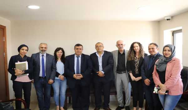 لقاءٌ يجمع بين رئيس بلدية بيت لحم ووزير الثقافة الجديد ويبحثان مشروع بيت لحم عاصمة الثقافة العربية 2020