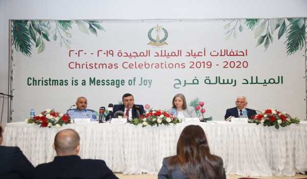 مؤتمر صحفي خاص بإحتفالات أعياد الميلاد المجيدة في مركز السلام بيت لحم